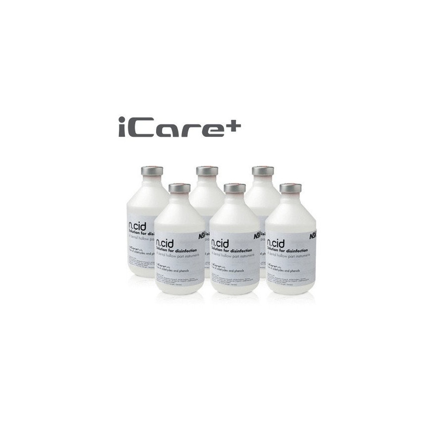 (6*500ml) Solution de désinfection N.Cid pour Automate NSK iCare+