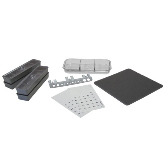 Kit accessoires modulables pour bac à matériaux et compules Zirc